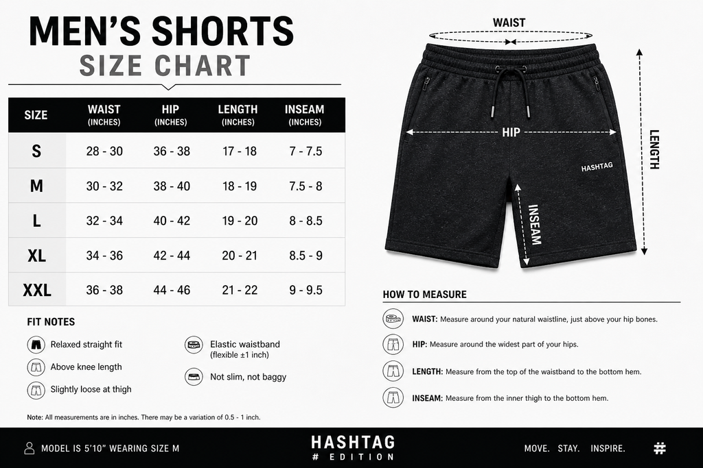 VE YRON Hashtag Edition™ Mens Plus Shorts — Carbon Ash