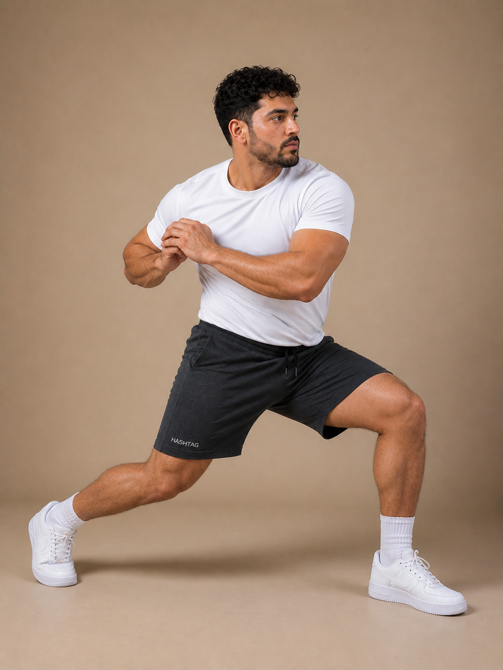 VE YRON Hashtag Edition™ Mens Plus Shorts —Graphite Storm