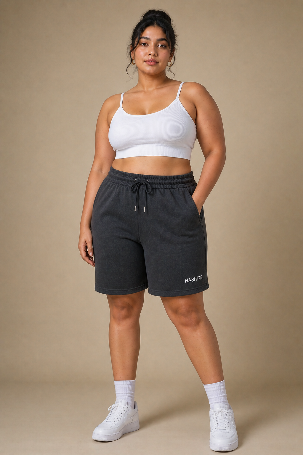 VE YRON Hashtag Edition™ Plus Women’s Shorts —Graphite Storm
