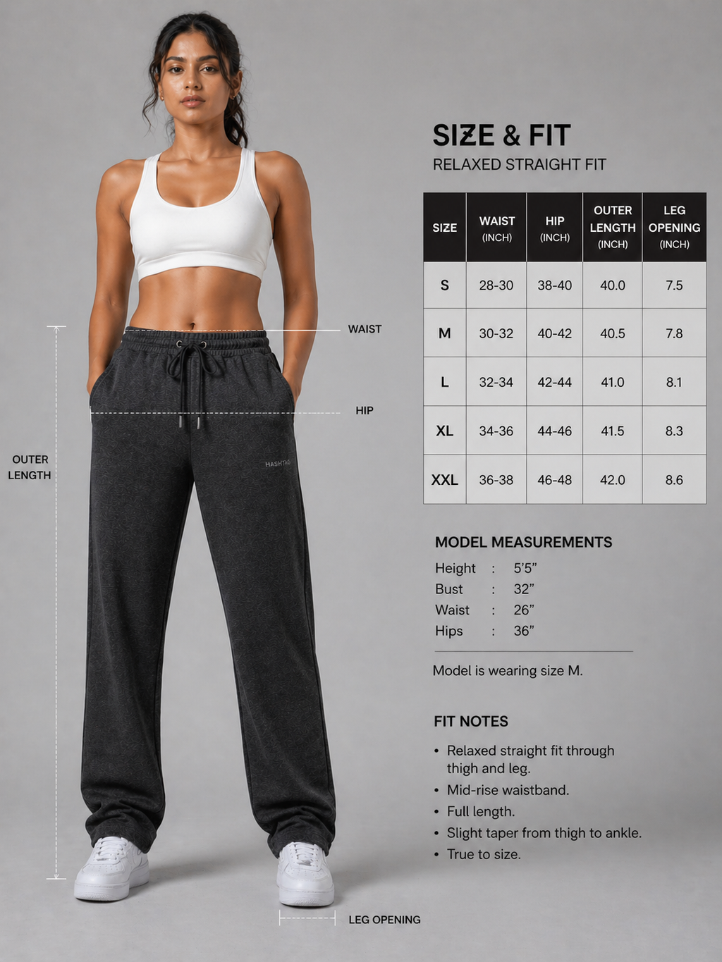 VE YRON Hashtag Edition™ Women’s Track Pant — Phantom Black