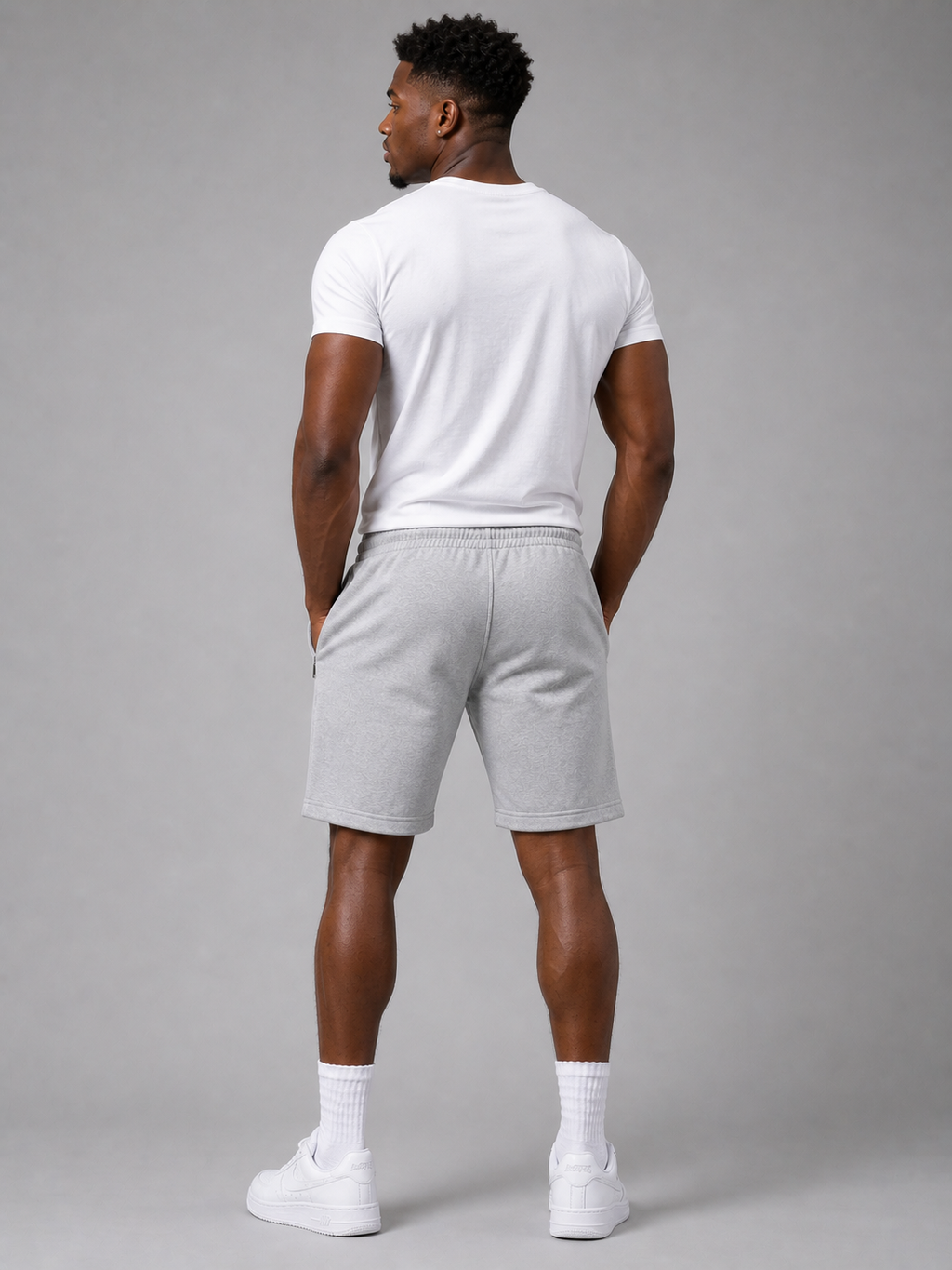 VE YRON Hashtag Edition™ Mens Shorts — Graphite Storm
